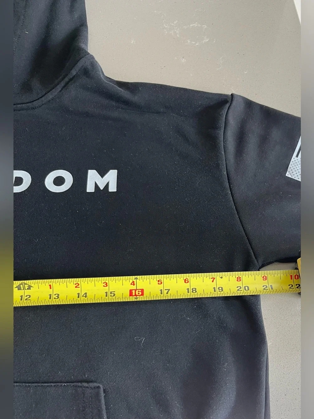 Charlie Kirk Freedom Hoodie Sweatshirt Black Youth XL American Flag TurningPoint